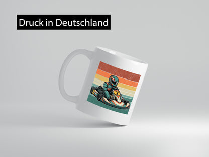 Cooles Go Kart | Retro lustiger Spruch Geschenk Humor Geschenkidee Tasse
