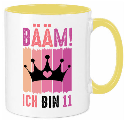 11. Geburtstag | 11 Jahre Bääm ich bin Krone Humor Geschenkidee Tasse