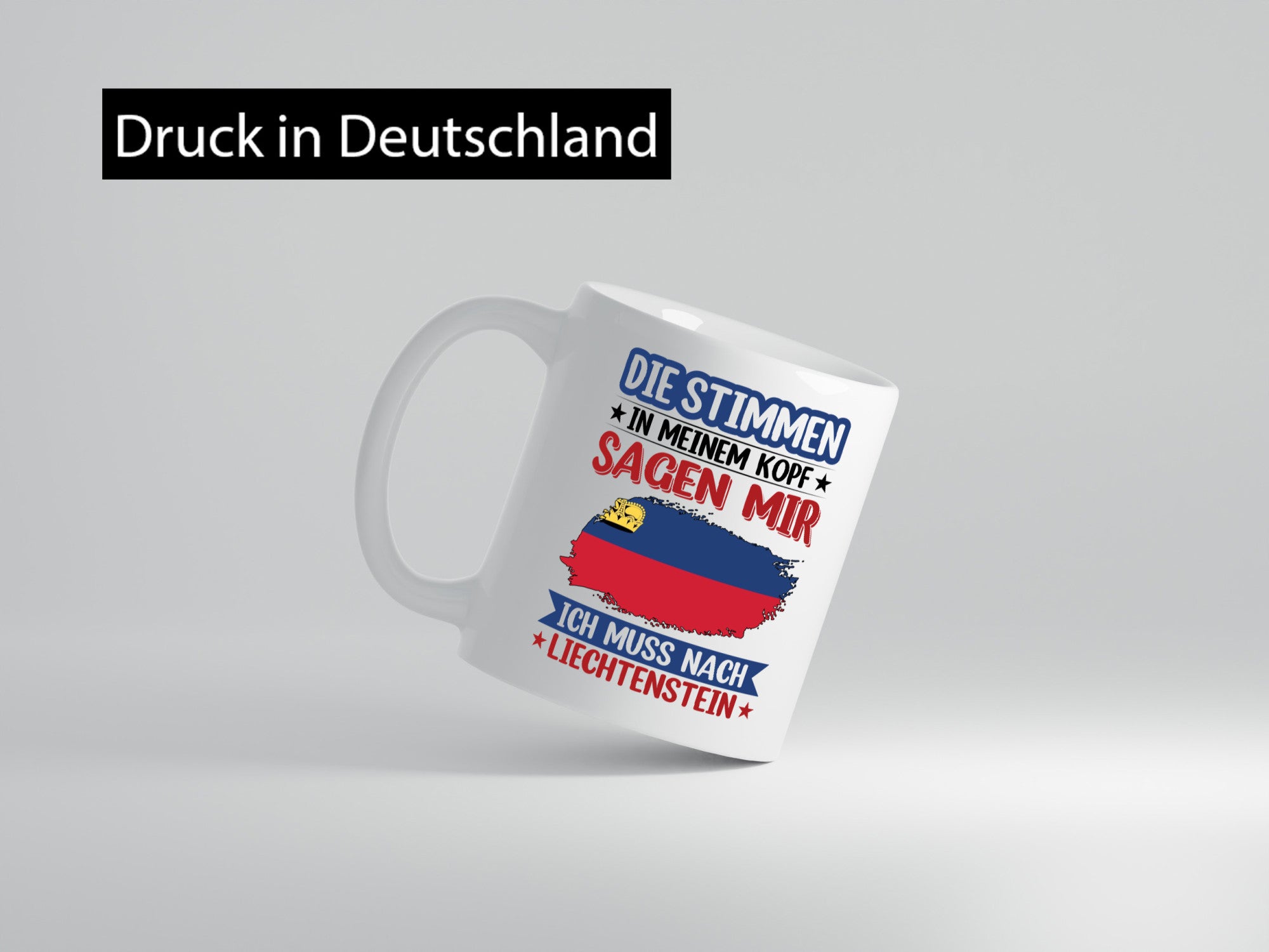 Liechtenstein | Urlaub Stimmen in meinem Kopf Traumland Geschenk Humor