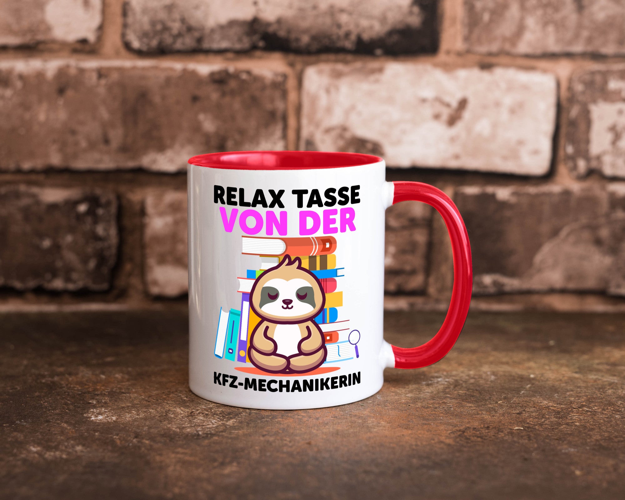 Relax Tasse: KFZ-Mechanikerin | Mechaniker KFZ Humor Geschenkidee Tasse