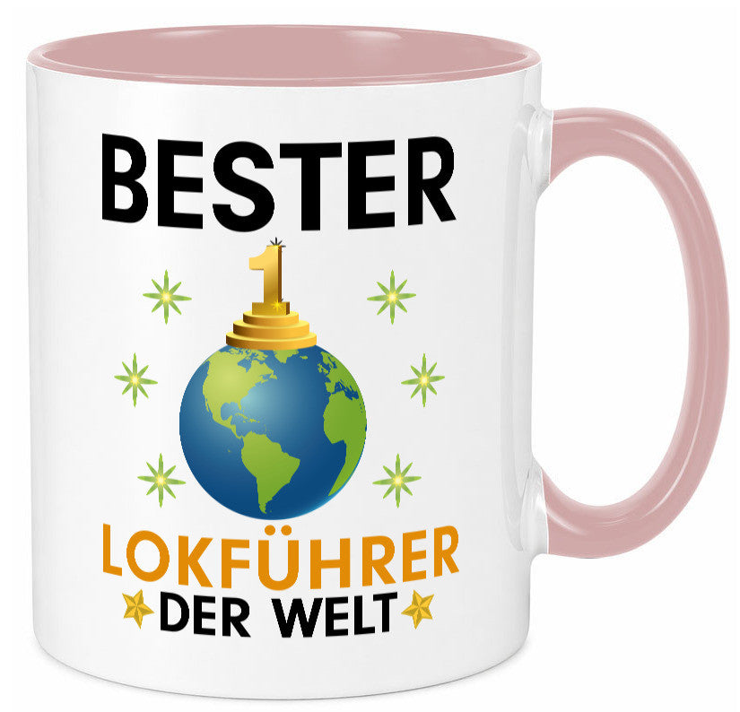Welt Bester Lokführer | Zug Beruf Humor Arbeit Kollegen Büro Geschenkidee Tasse