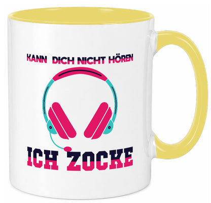 Kann dich nicht hören ich Zocke | Gamer Zocken Zocker Geschenkidee Humor Tasse