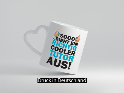 Cooler Tutor | Nachhilfe Tasse Lehrer Tutoren lustig Humor Geschenkidee Geschenk