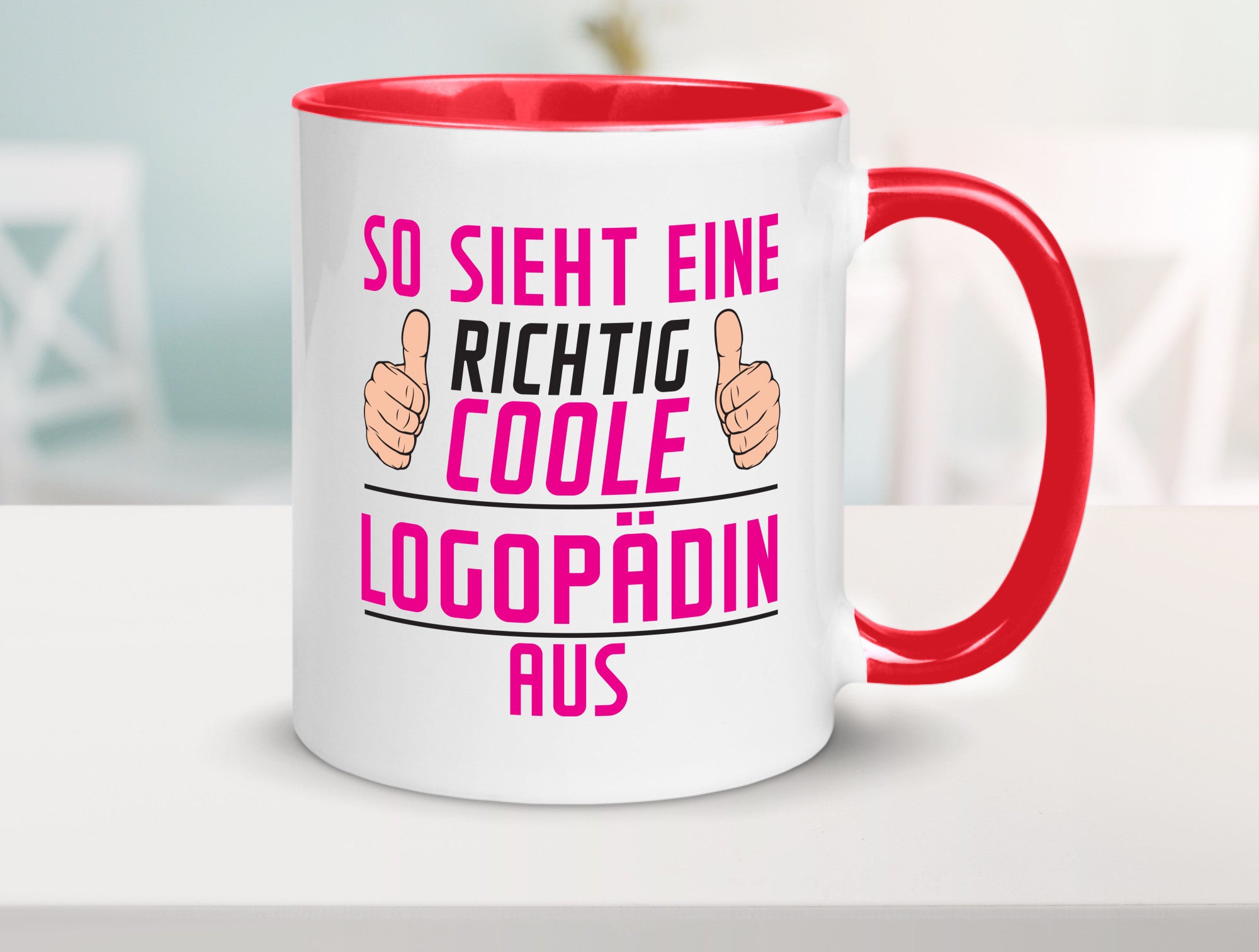 Richtig Coole Logopädin | Sprachtherapie Humor Geschenkidee Tasse