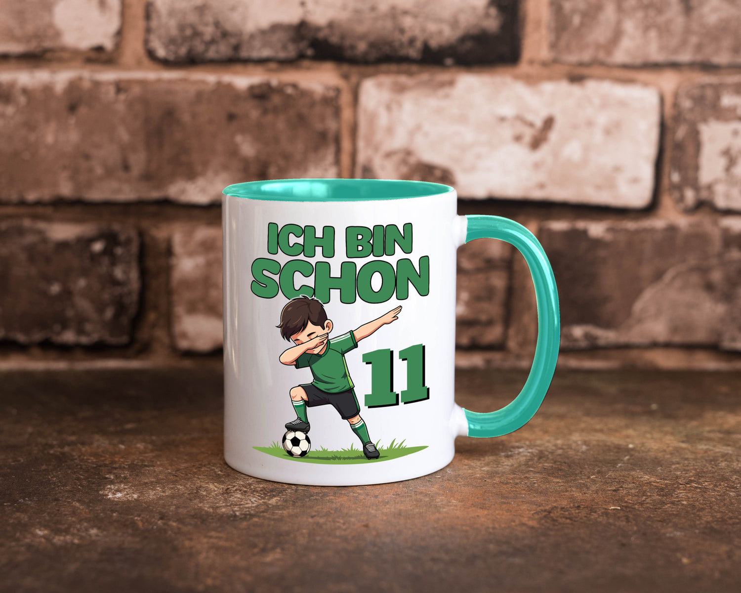 11. Geburtstag | 11 Jahre Fußballer Geschenkidee Humor Tasse