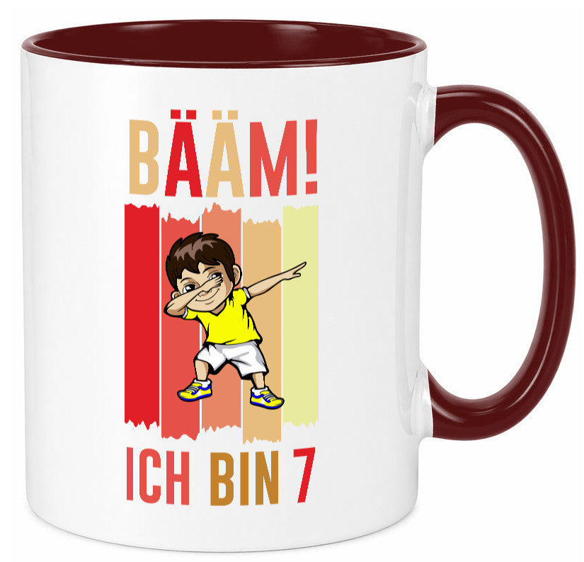7. Geburtstag | 7 Jahre Bääm ich bin Humor Geschenkidee Tasse