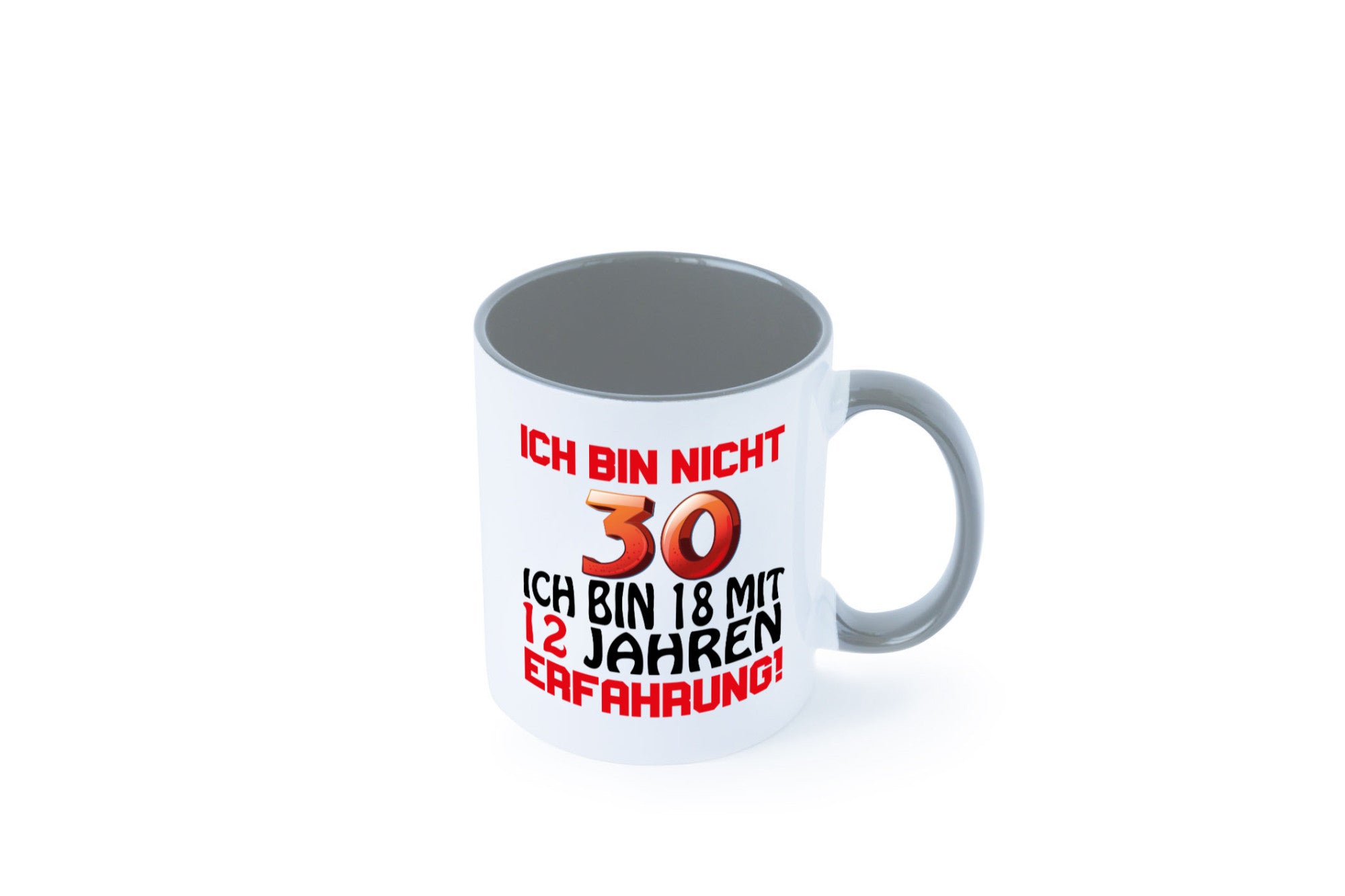 Ich bin nicht 30. lustiger Spruch Geschenk Humor Geschenkidee Tasse