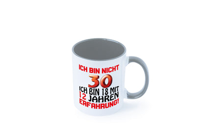 Ich bin nicht 30. lustiger Spruch Geschenk Humor Geschenkidee Tasse
