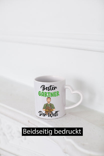 Bester Gärtner | Gartenbau v2 Geschenk Humor Geschenkidee lustiger Spruch Tasse