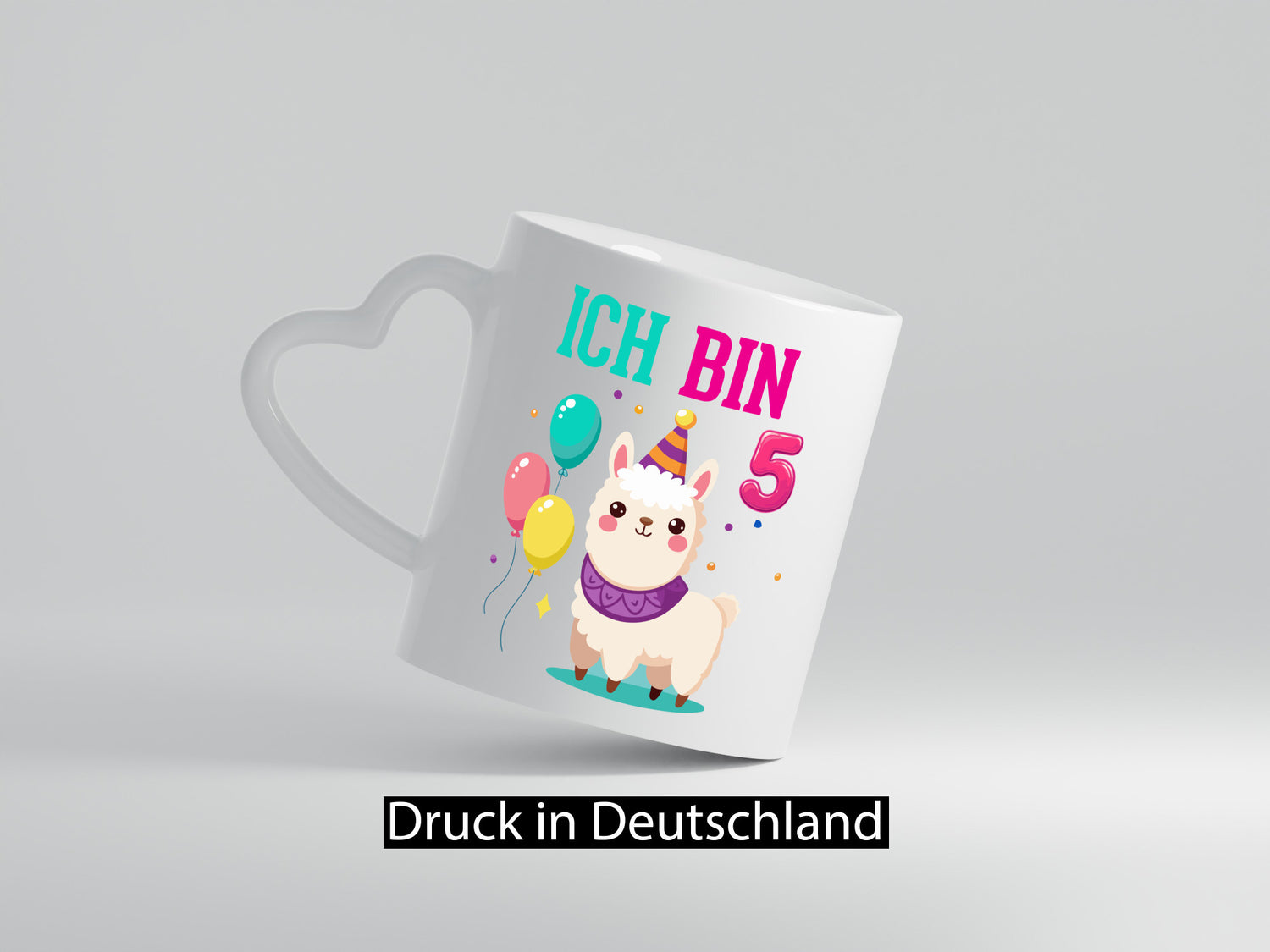 5. Geburtstag | 5 Jahre Lama Alpaka lustig Geschenkidee Geschenk Tasse