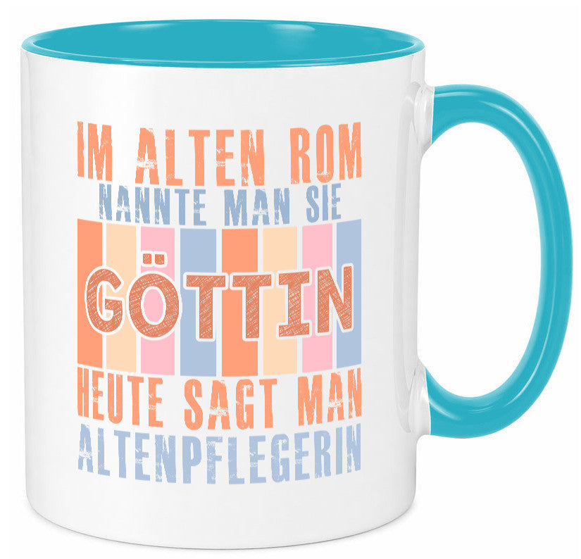 Heute sagt man: Altenpflegerin | Pflegepersonal Pflege Geschenk Humor