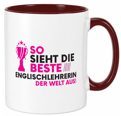 Die Weltbeste Englischlehrerin | Englisch Lehrerin Geschenk Humor Geschenkidee