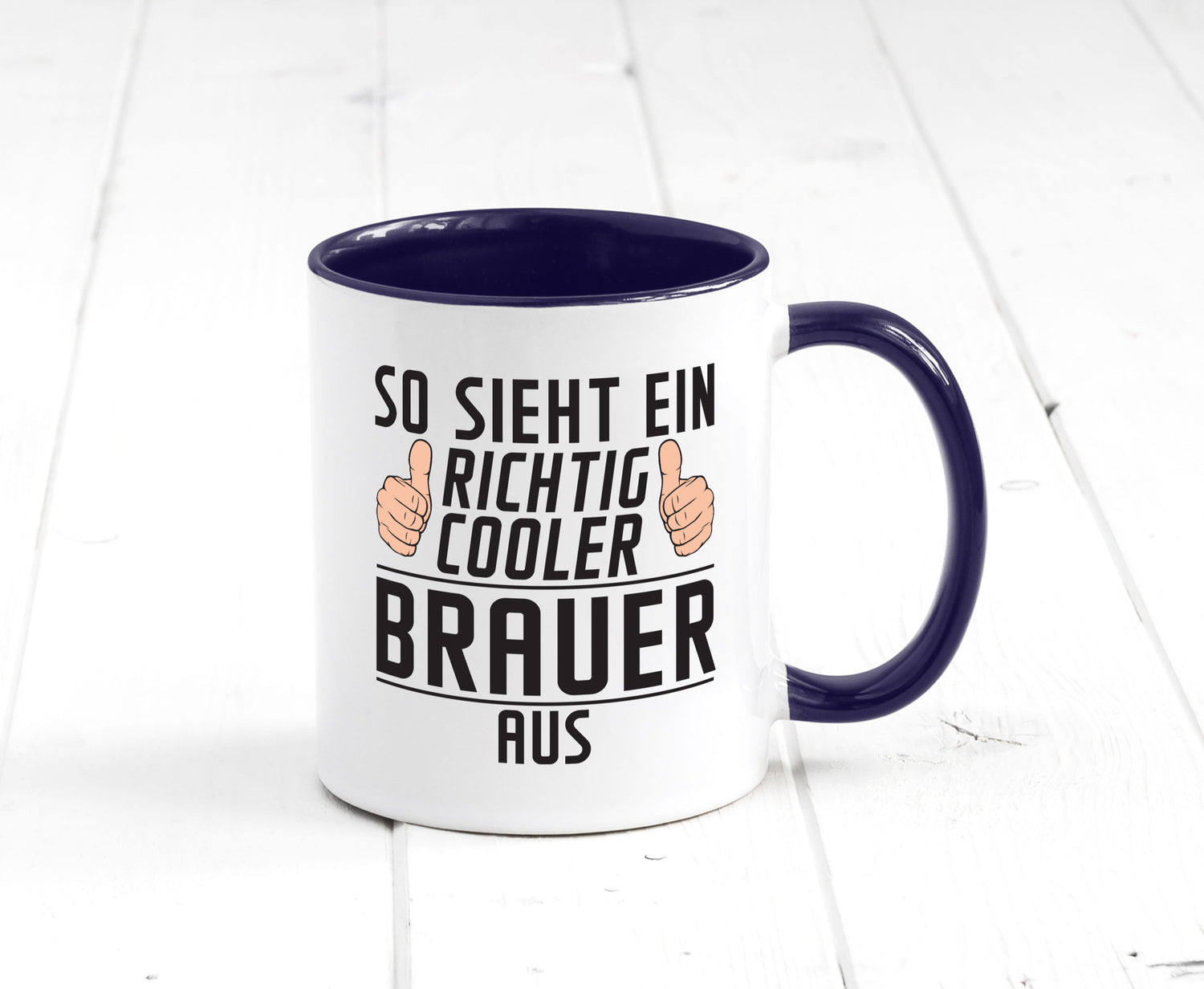 Richtig Cooler Brauer | Bier Brauerei Humor Geschenkidee Tasse