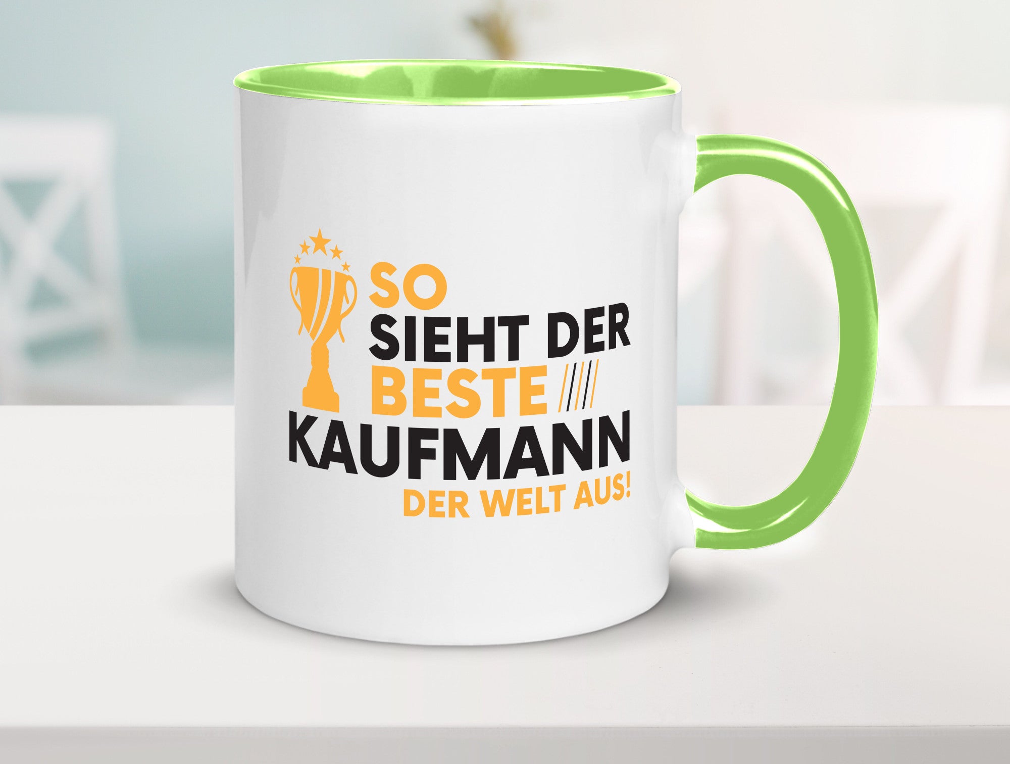 Der Weltbeste Kaufmann Kaufmänner lustig Humor Geschenkidee Geschenk Tasse