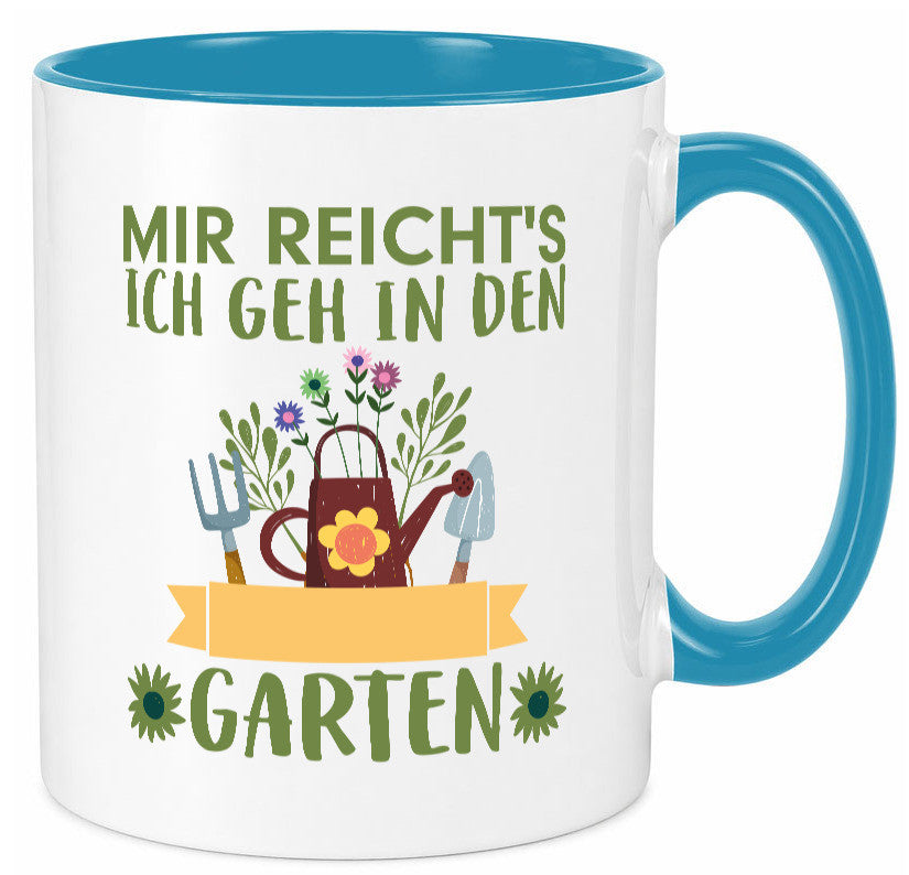 Ich geh in den Garten | Gärtner Tasse Gartenarbeit Humor Arbeit Kollegen Büro