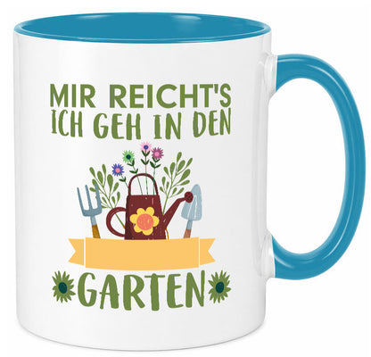 Ich geh in den Garten | Gärtner Tasse Gartenarbeit Humor Arbeit Kollegen Büro