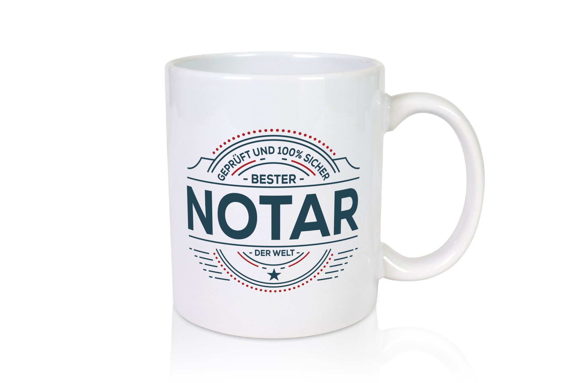 Geprüft und sicher: Notar | Jurist Geschenk Humor Geschenkidee lustiger Spruch