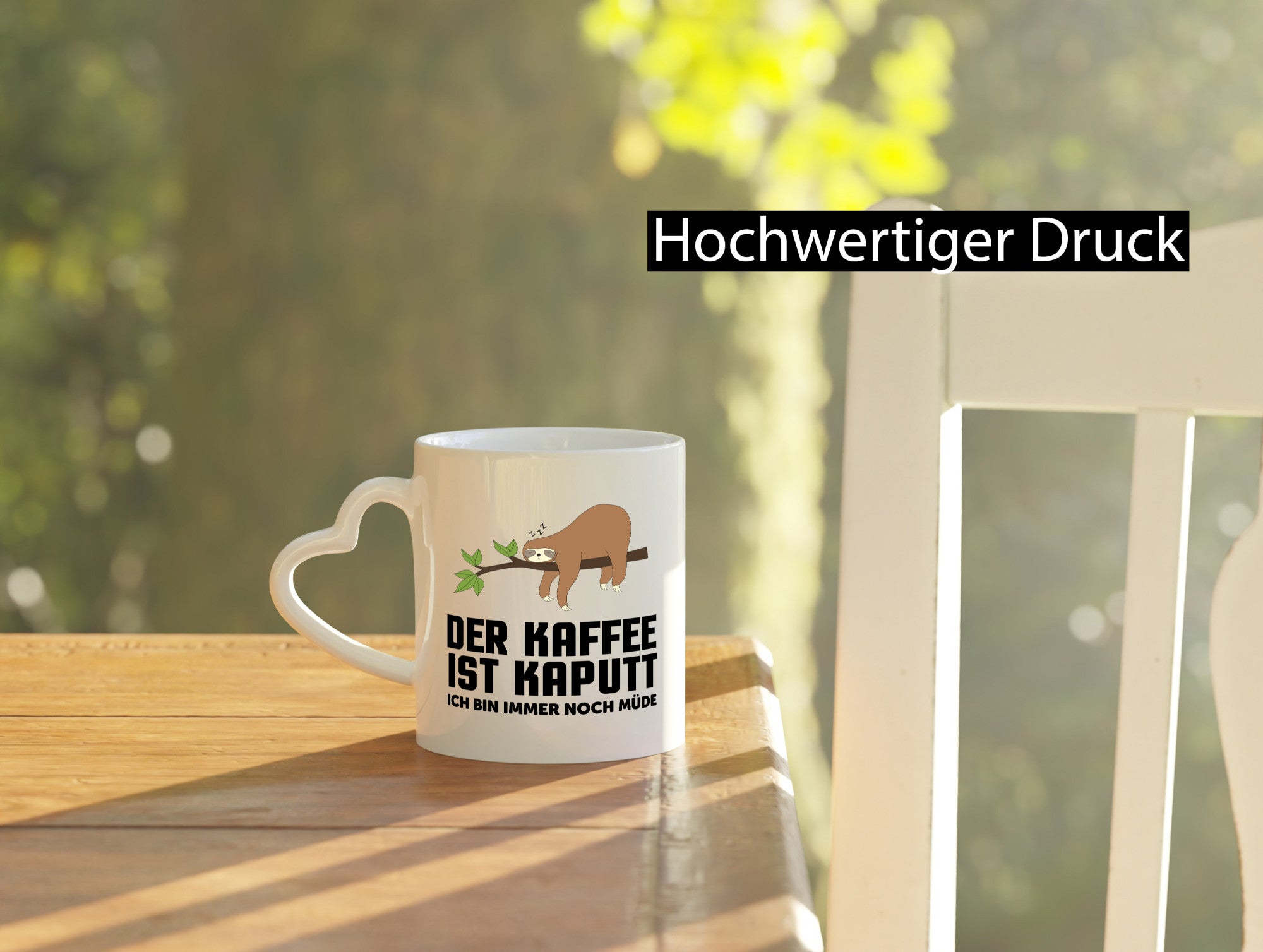 kaffee ist kaputt ich bin noch müde | Faultier schlafen Geschenkidee