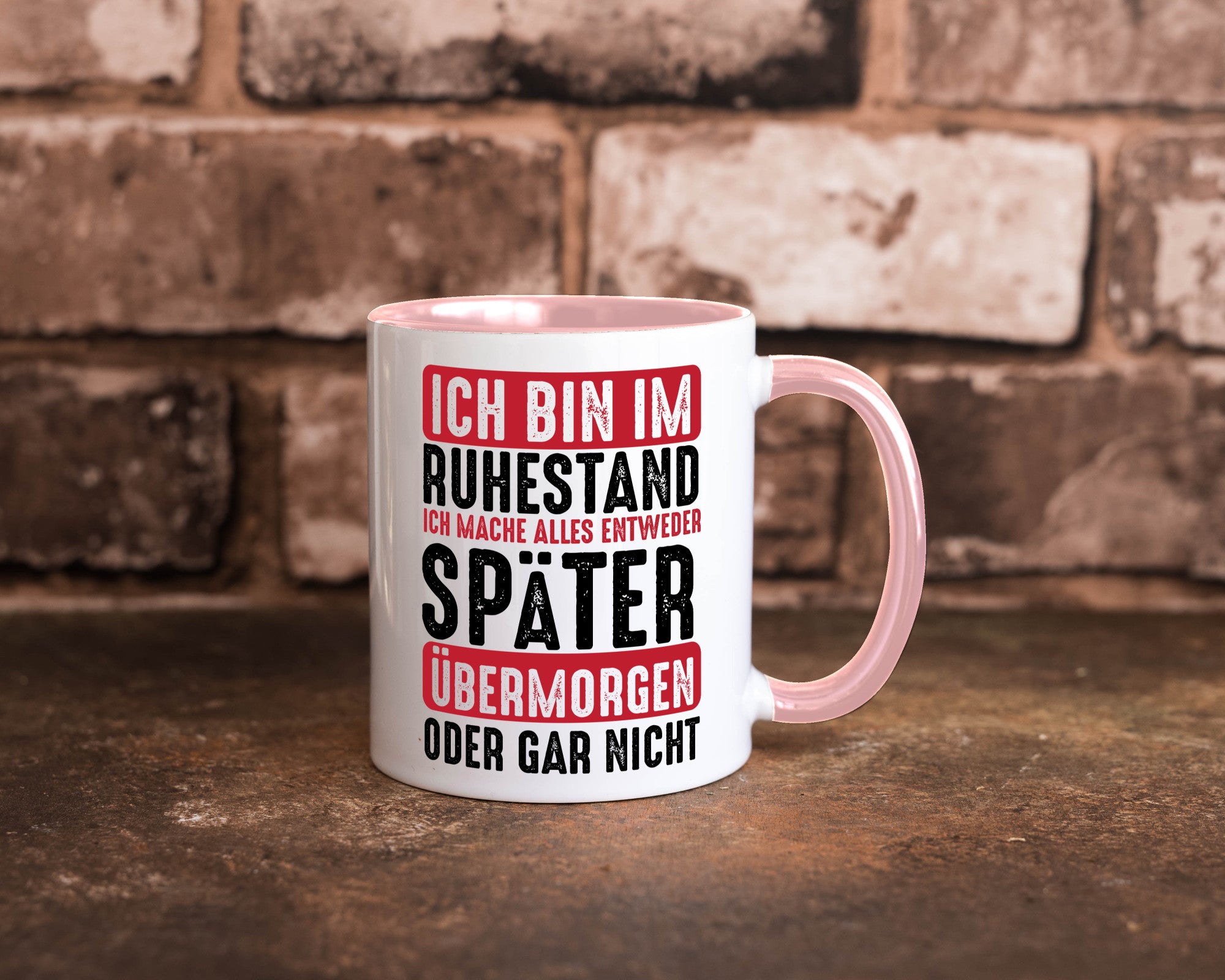 Ich mache alles später oder gar nicht | Rentner Ruhestand Geschenkidee Jubiläum