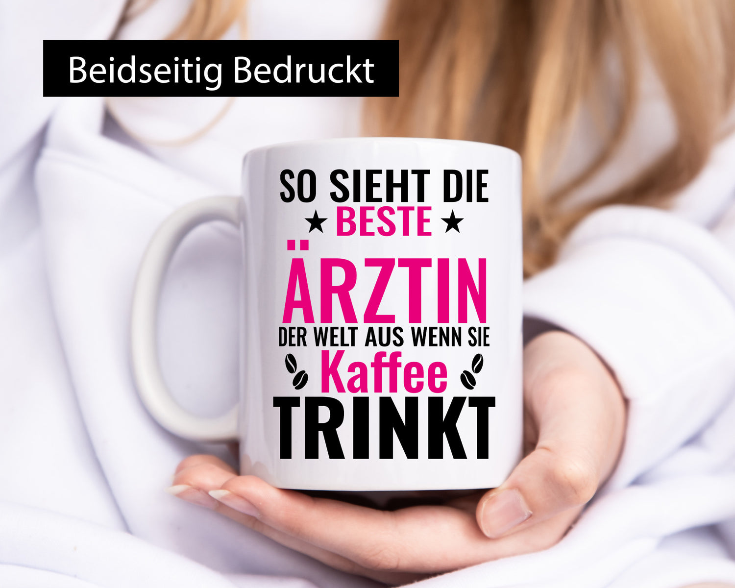Kaffee trinkt: Ärztin | Medizin Doktorin Fachärztin Humor Geschenkidee Tasse