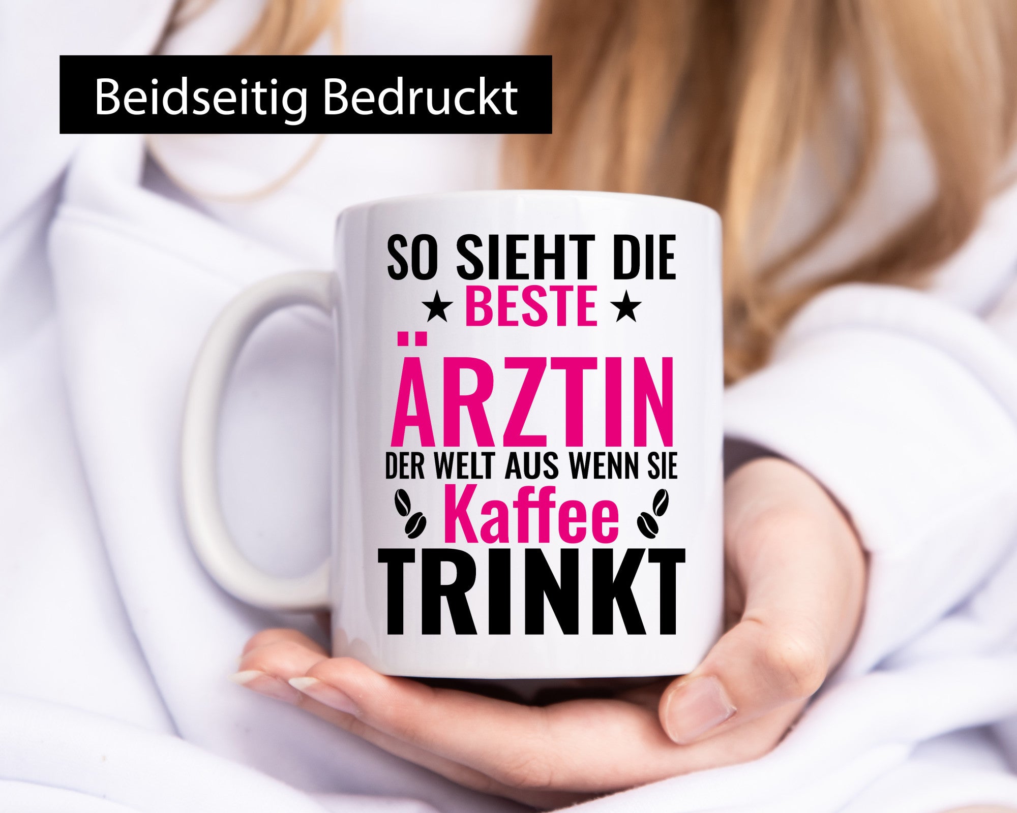 Kaffee trinkt: Ärztin | Medizin Doktorin Fachärztin Humor Geschenkidee Tasse
