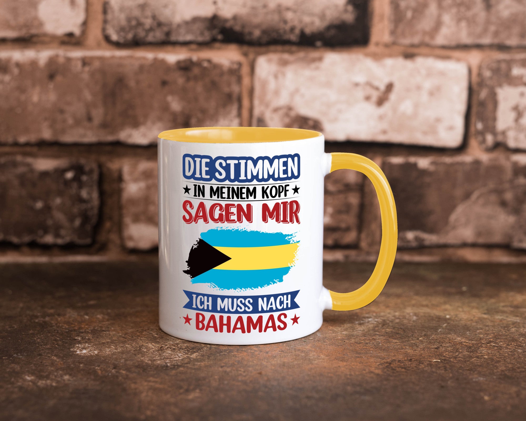 Bahamas | Urlaub Stimmen in meinem Kopf Traumland Geschenk Humor Geschenkidee