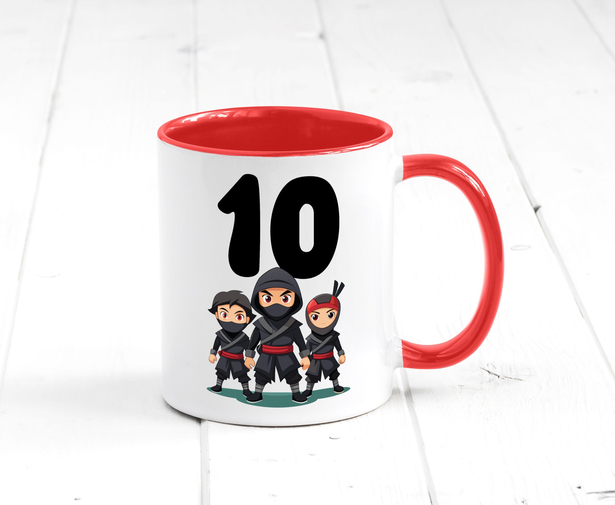 10. Geburtstag | 10 Jahre Ninja Humor Geschenkidee Tasse