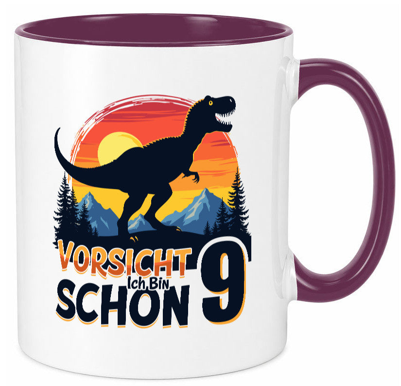 8. Geburtstag | 8 Jahre Dinosaurier v2 Geschenkidee Humor Tasse