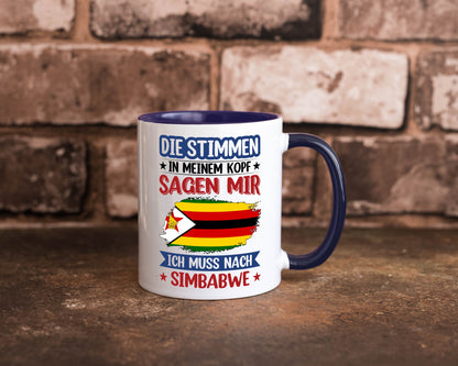 Simbabwe | Urlaub Stimmen in meinem Kopf Traumland v2 Geschenk Humor