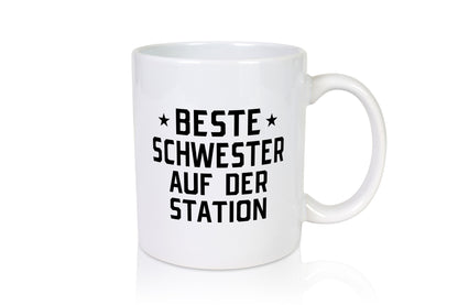 Beste Schwester auf der Station | Sterne Krankenschwester Geschenkidee Humor