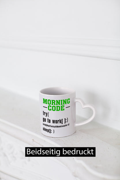 Morning Code | Informatiker Tasse Programmierer Humor Geschenkidee