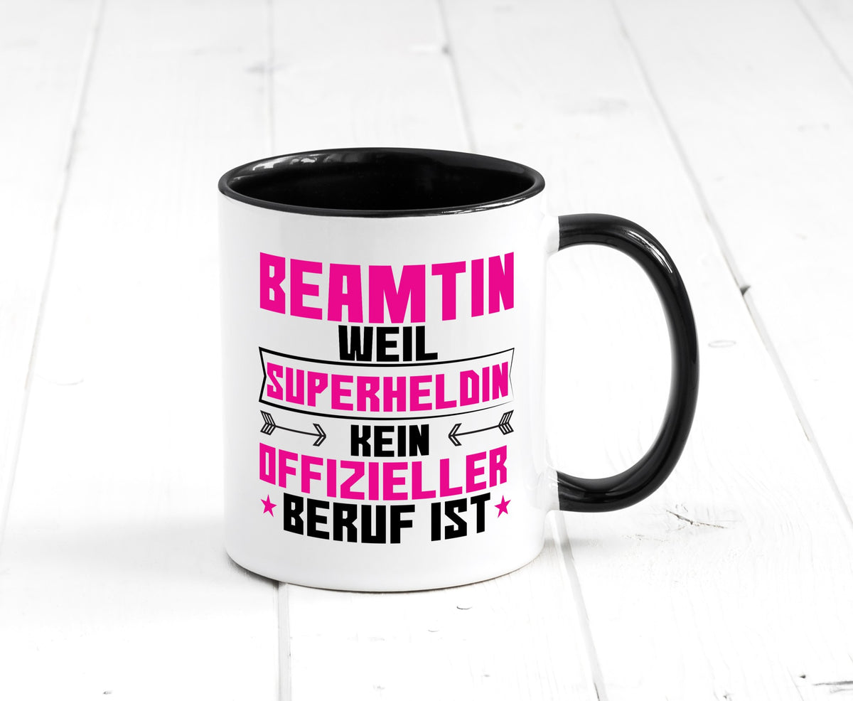 Superheldin Beamtin | Verbeamtung öffentlicher Dienst Geschenkidee Humor Tasse