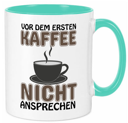 Nicht ansprechen lustiger Spruch Geschenk Humor Geschenkidee Tasse