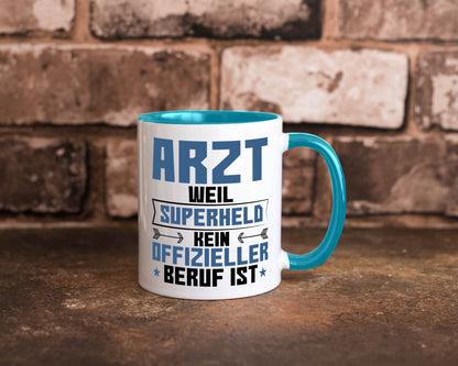 Superheld Arzt | Medizin Doktor Facharzt Geschenk Humor Geschenkidee lustiger