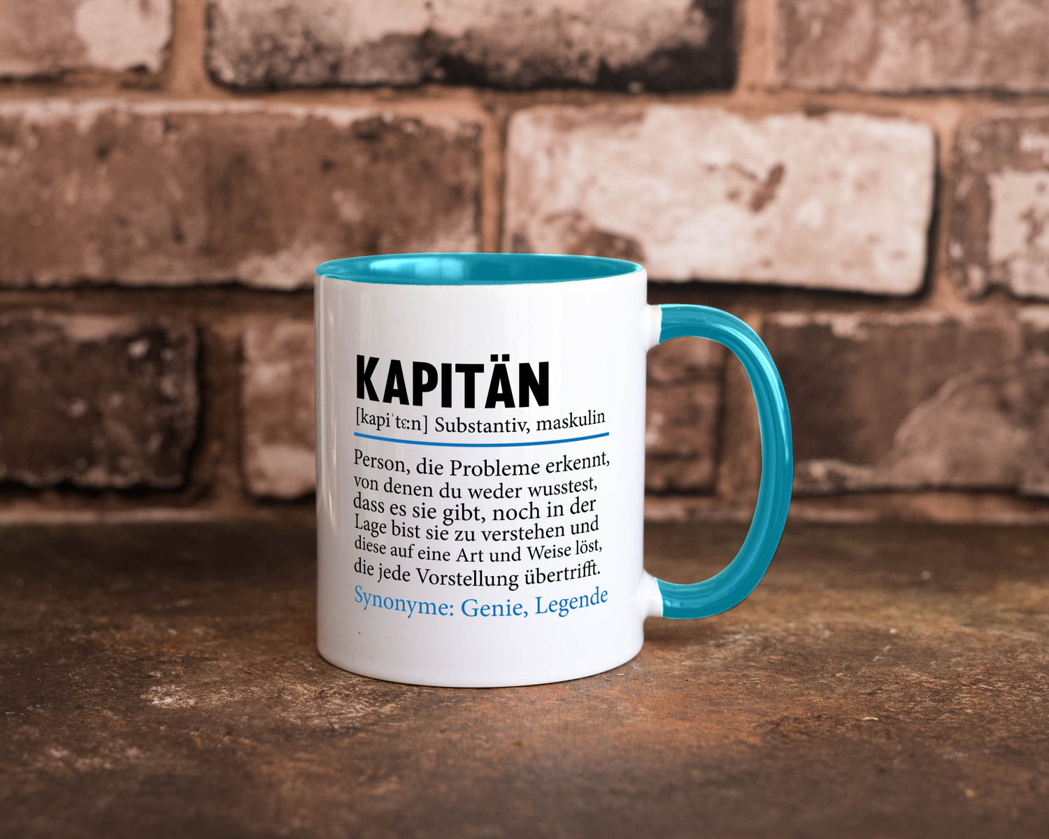 Kapitän | Spruch lustig Schiffskapitän Schiff Geschenk Humor Geschenkidee