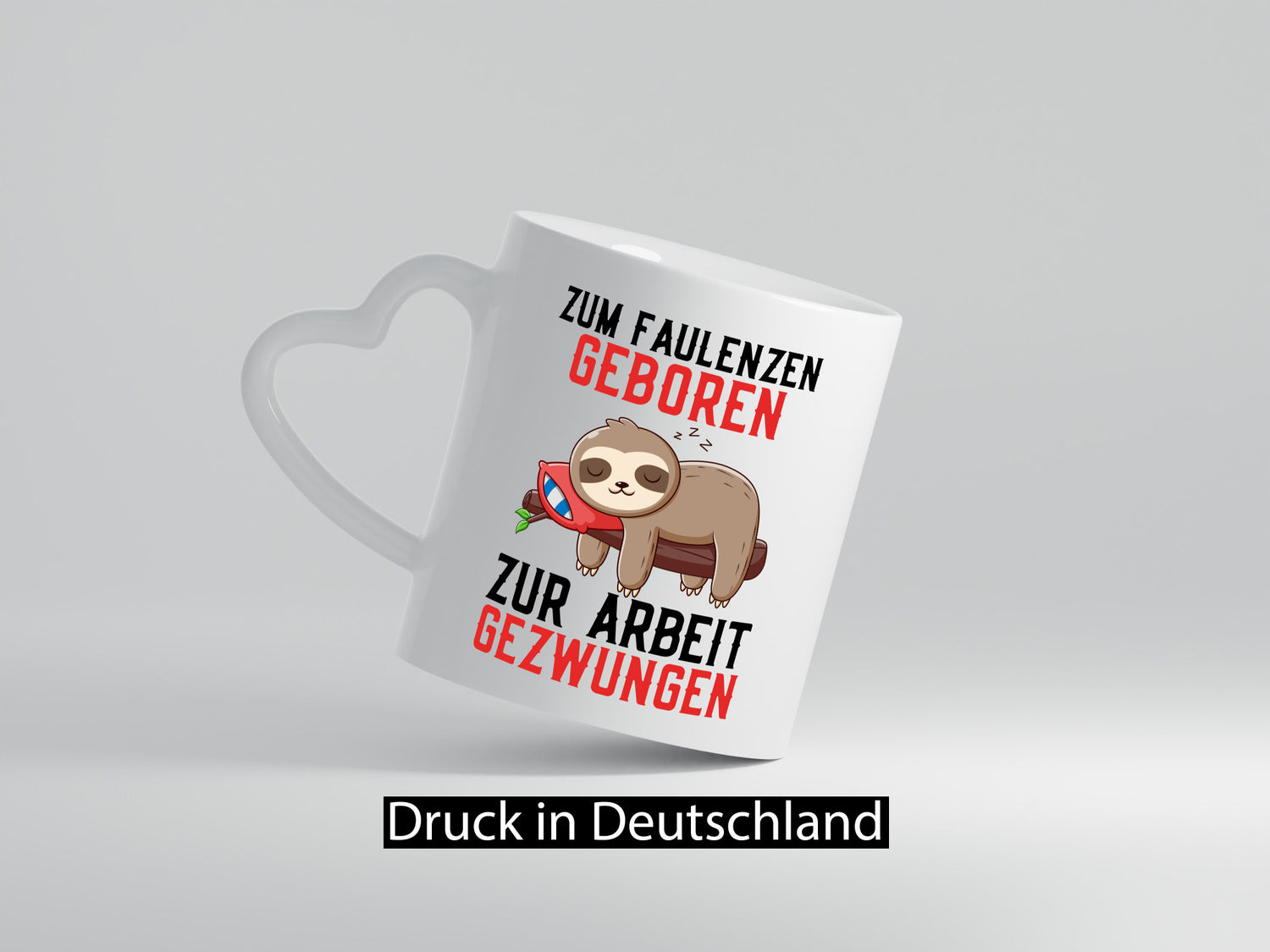 Zum Faulenzen geboren | Faulpelz Faultier Arbeit Büro Geschenk Kollegen