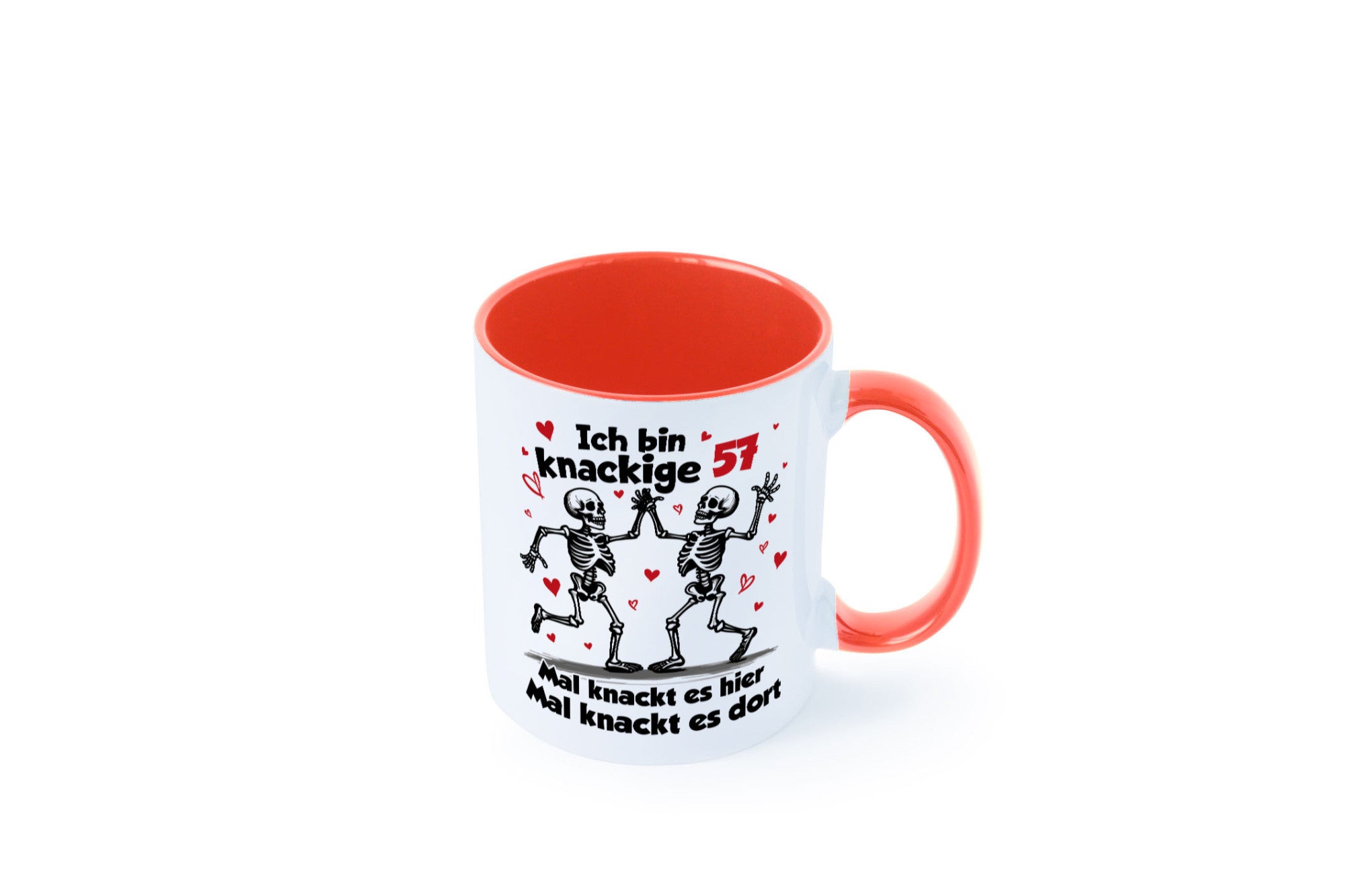 57. Geburtstag | Knackige 57 Ich bin alt lustig Geschenkidee Geschenk Tasse