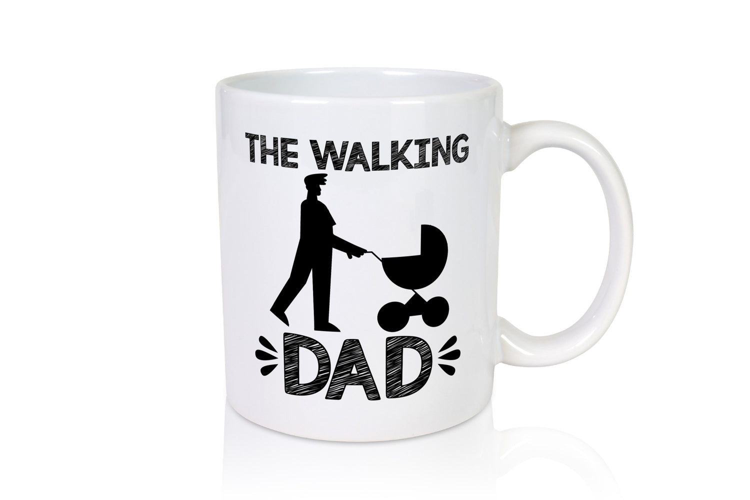 The Walking Dad | Papa Tasse Vatertag Kinderwagen Humor Familie Geschenkidee