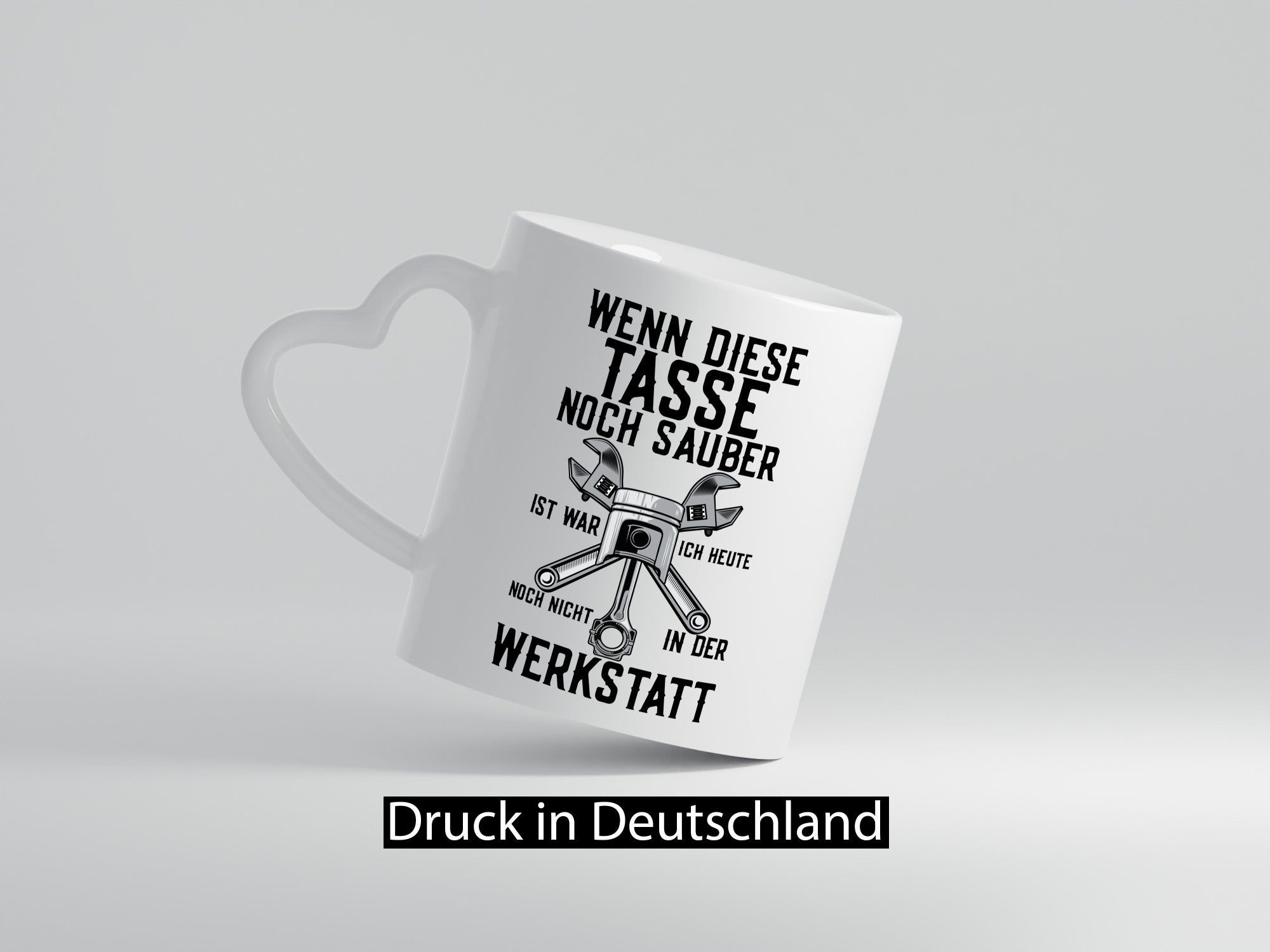 Werkstatt | KFZ Mechaniker Auto Werkzeug Zahnrad lustiger Spruch Geschenk Humor