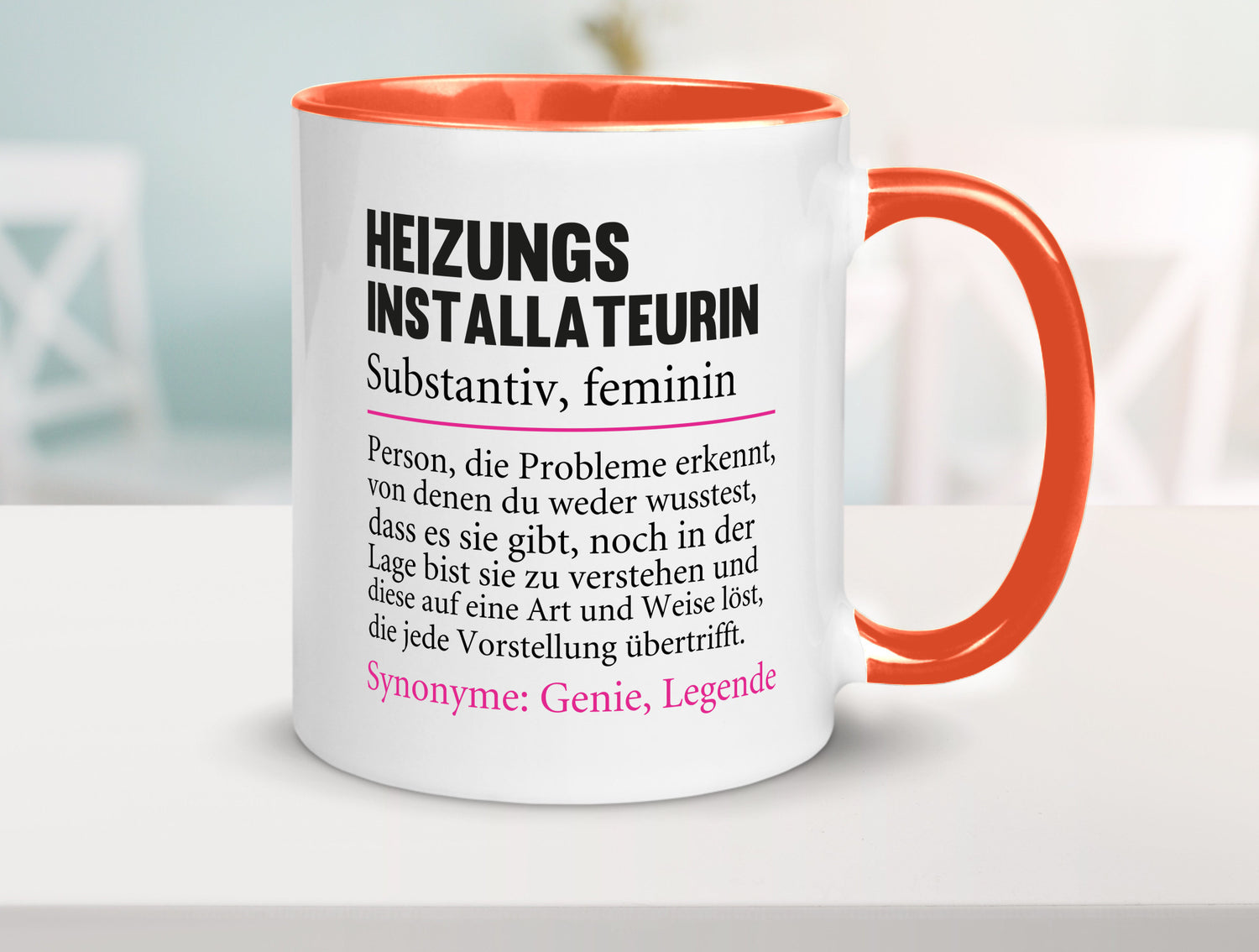 Heizungsinstallateurin | Beruf Spruch Heizung Geschenkidee Arbeit Kollegen Büro