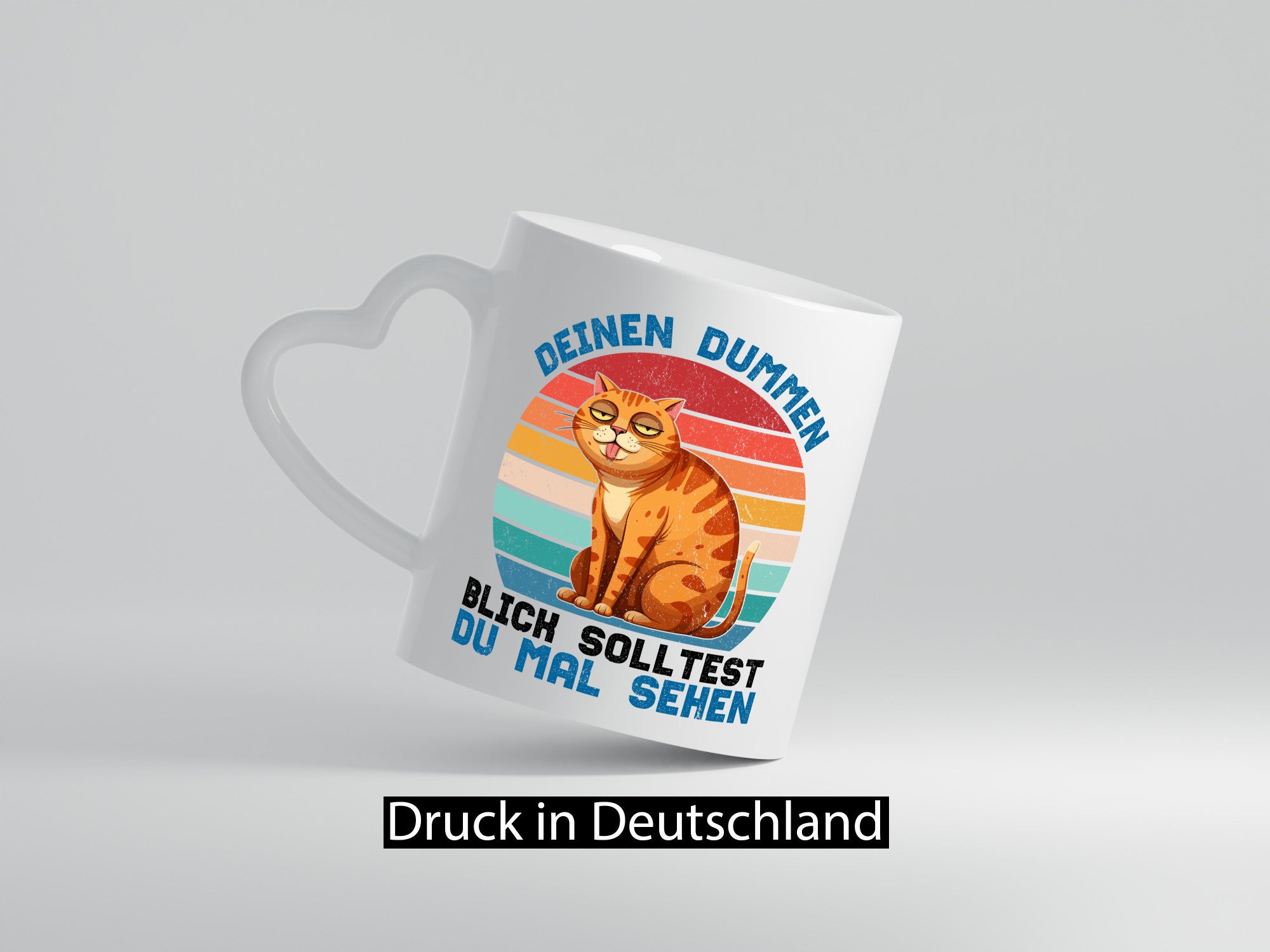 Deinen dummen Blick solltest du mal sehen | Katze Geschenkidee Tierliebhaber