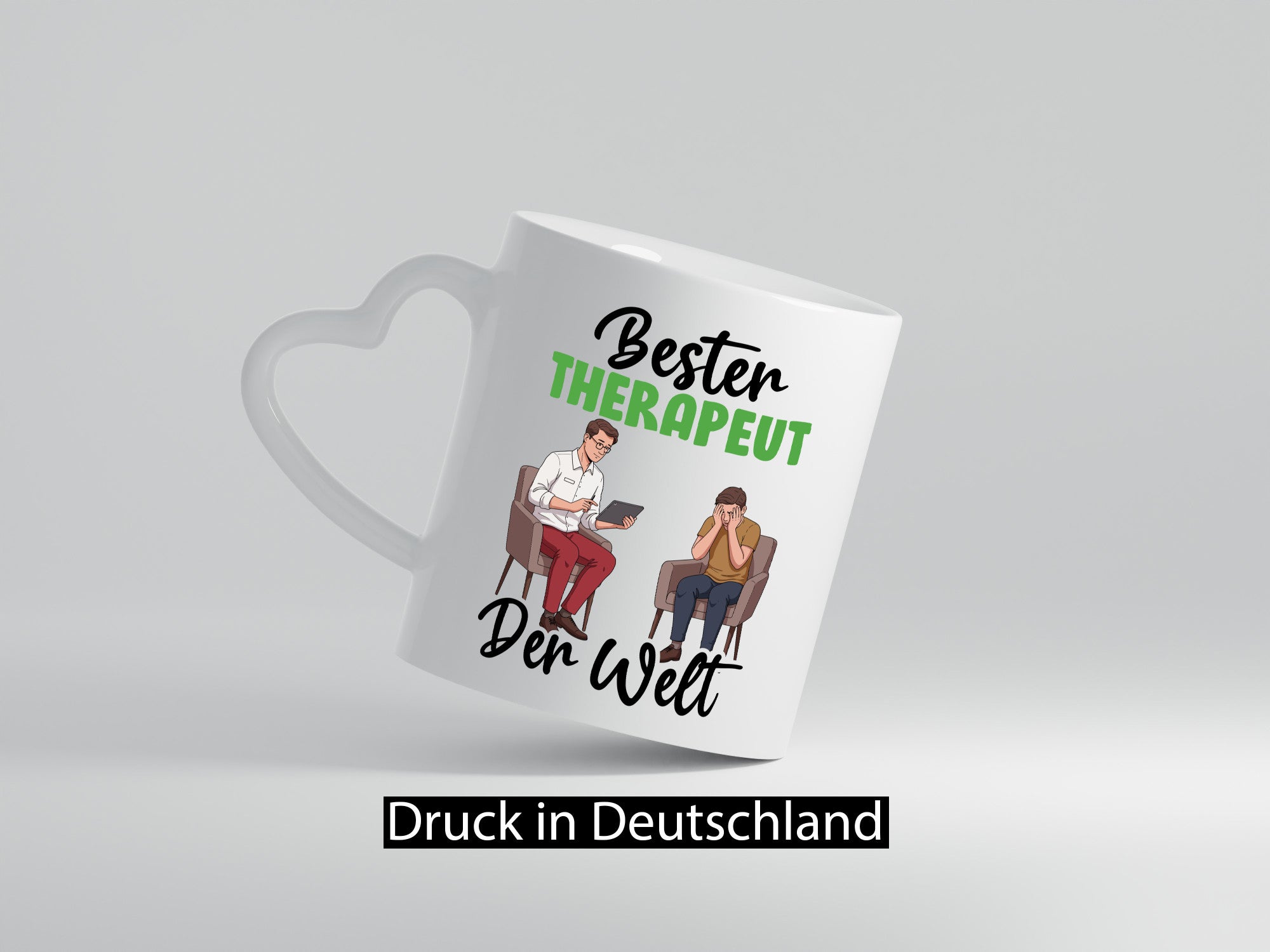 Bester Therapeut | Psychotherapie Therapie v2 Humor Geschenkidee Tasse