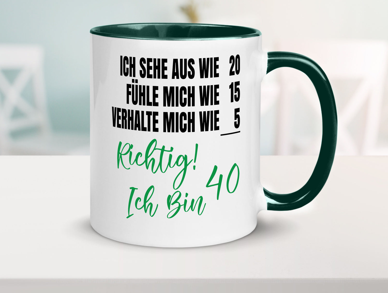 Ich bin Jung | 40 Geburtstag Verhalte mich wie ein Kind Geschenk Geschenkidee