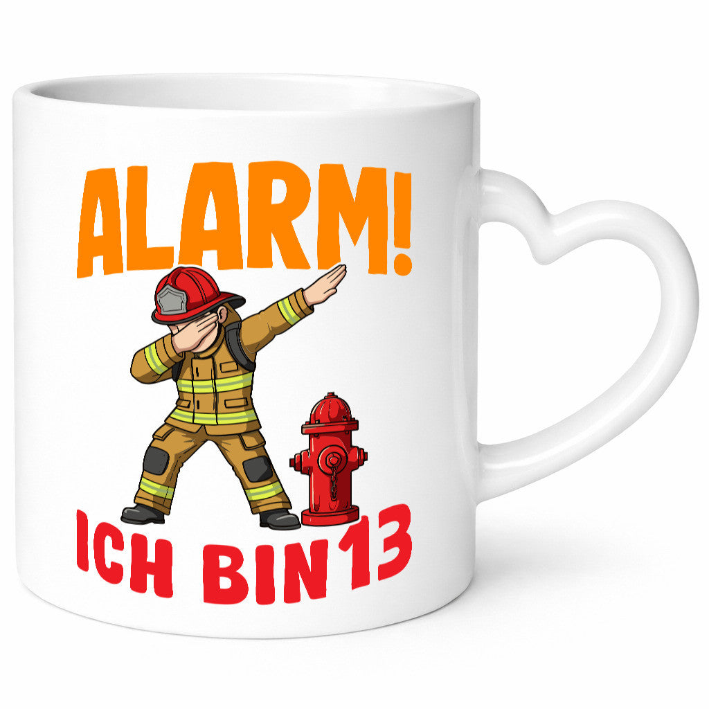 13. Geburtstag | 13 Jahre Feuerwehr Junge Humor Geschenkidee Tasse