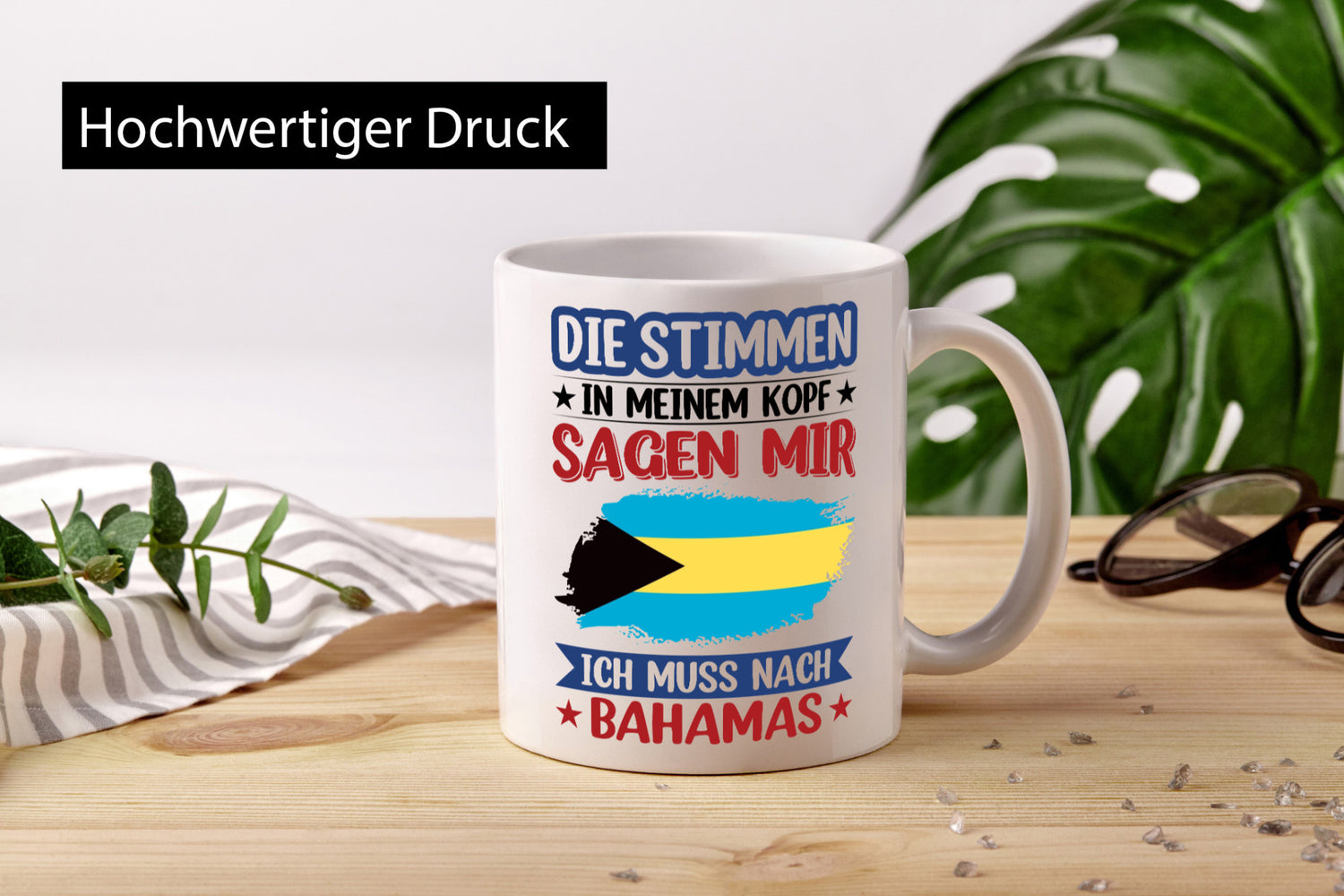 Bahamas | Urlaub Stimmen in meinem Kopf Traumland Geschenk Humor Geschenkidee