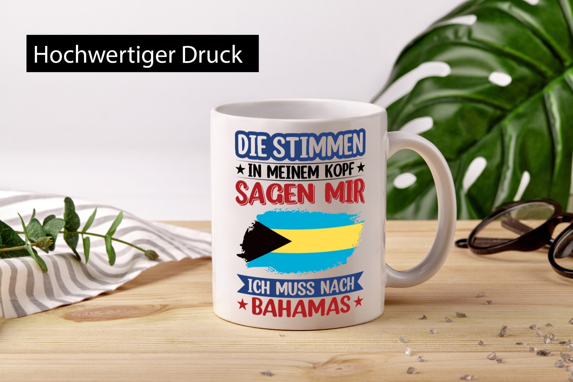 Bahamas | Urlaub Stimmen in meinem Kopf Traumland Geschenk Humor Geschenkidee