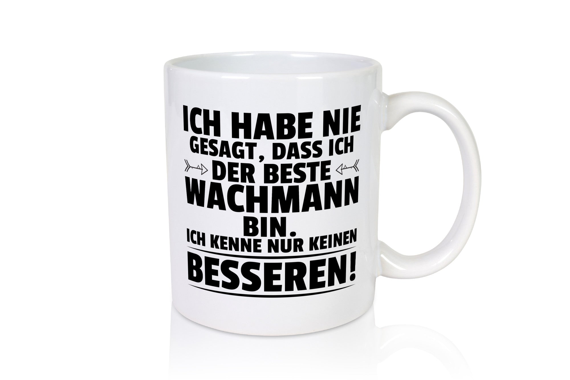 Der Beste Wachmann | Wachpersonal Nachtwächter Humor Geschenkidee Tasse
