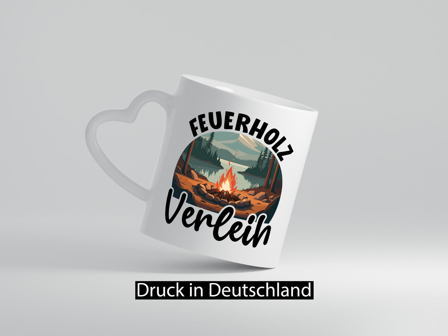 Feuerholz Verleih | Brennholz Wald Forster Geschenkidee Humor Tasse