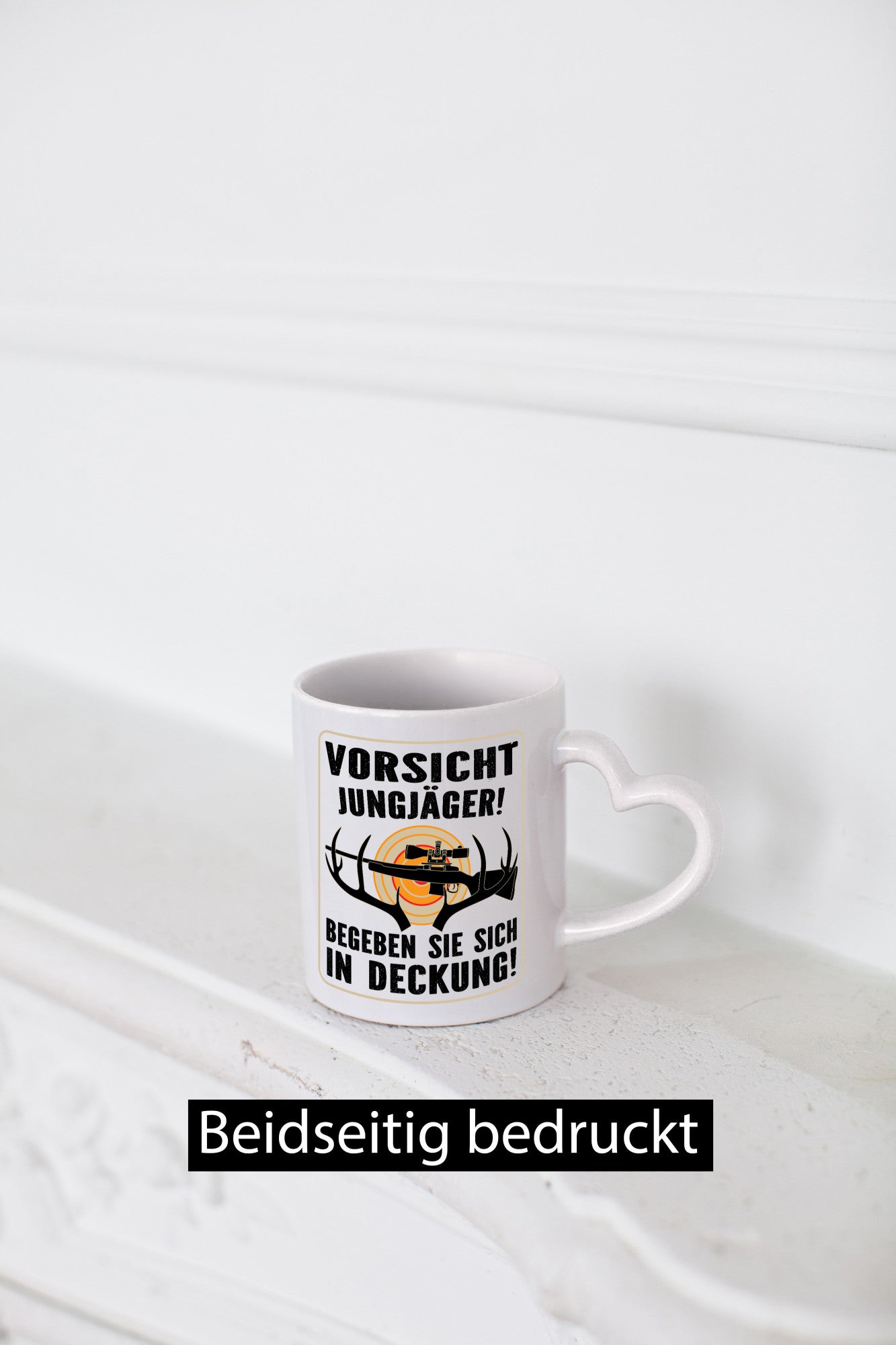 Votsicht Jungjäger | In Deckung Neuling beim Jagen lustig Humor Geschenkidee