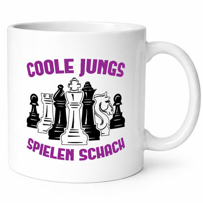 Coole Jungs spielen Schach | Schachspieler Schachbrett lustig Humor